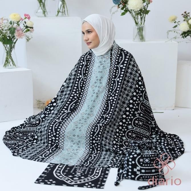 Diario X Dwihanda - Mukena Sejiwa Prayer Set 2In1 Free Sejadah Travel