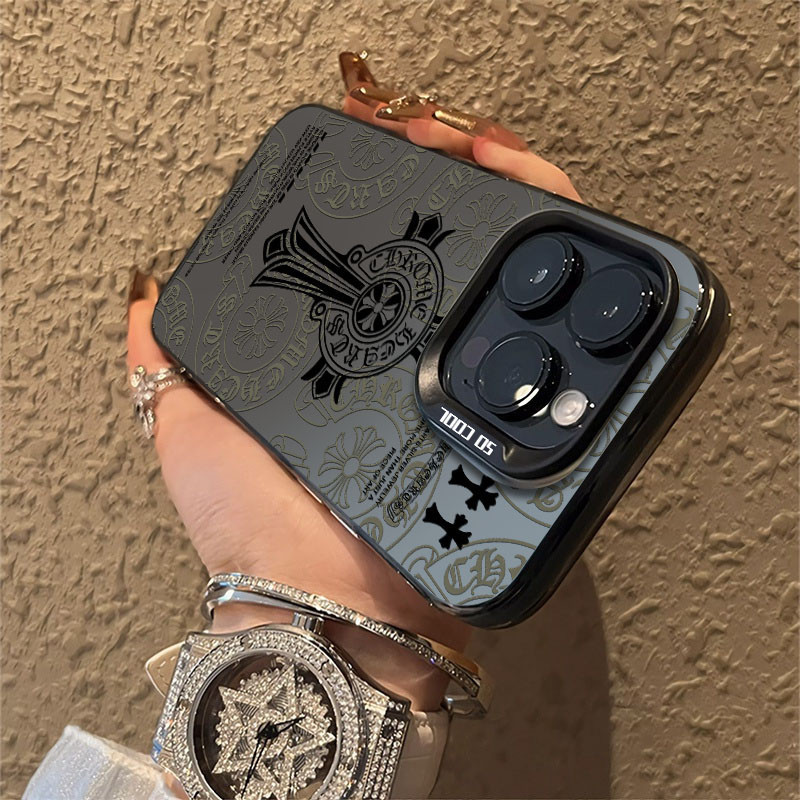 HOT DEALS Premium Matte Hard Casing HP Iphone 15 Promax American trendy brand Chrome Hearts case