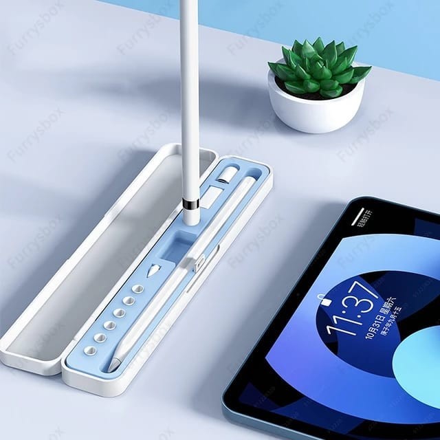 Storage Box Case for Apple Pencil Gen 1 2 Pencil Pro USB-C Kotak Pen Stylus Cover