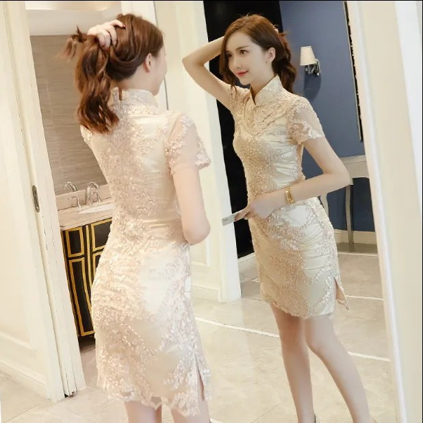 Dress Pure Desire Retro Sexy Hip Skirt Cheongsam