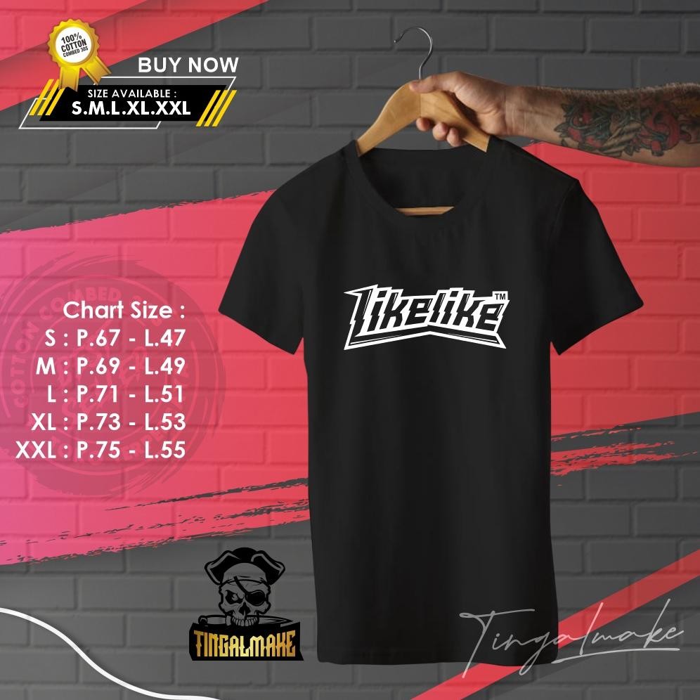 Promo Kaos Likelike Bali Unisex Kaos Pria Wanita Premium Terbaik  Viral