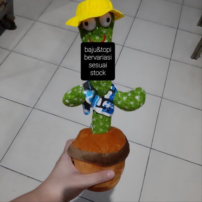

BONEKA KAKTUS GOYANG BISA BICARA BATREI