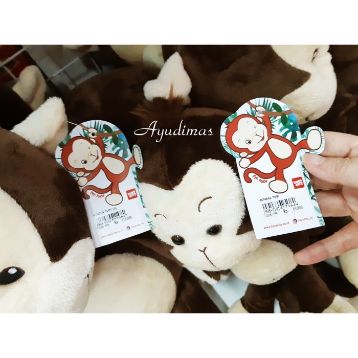 

TOYS CITY MASCOT DOLL TOBI MONKEY - BONEKA MASKOT - MONYET