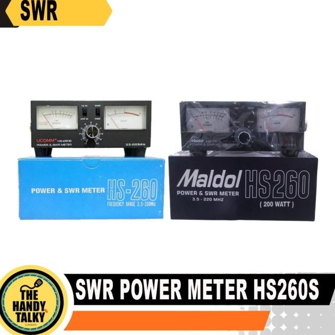 POWER & SWR METER MALDOL HS260 ORIGINAL DAN TERPERCAYA