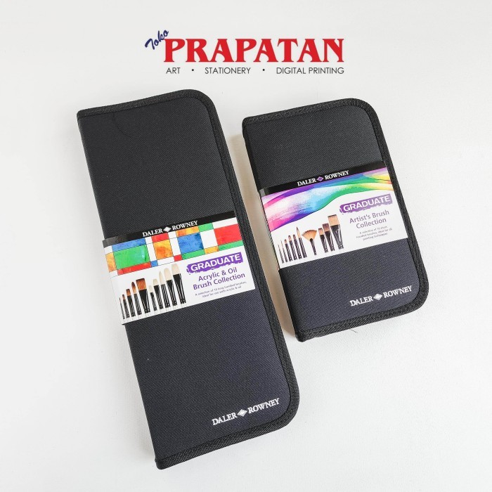 

Daler Rowney Graduate Brush Collection set Zip Up Travel Case