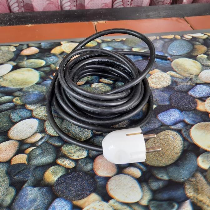 kabel power buntung arus AC kabel 5 meter NYYHY 3x2.5 steker broco Original