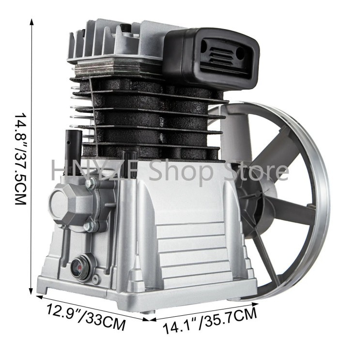 YZF AIR COMPRESSOR HEADS PISTON TWIN CYLINDER SINGLE STAGE 2.2KW 375