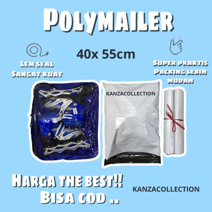 

40 x 55cm Polymailer Polybag Kantong Amplop Plastik Packing (Isi 100)