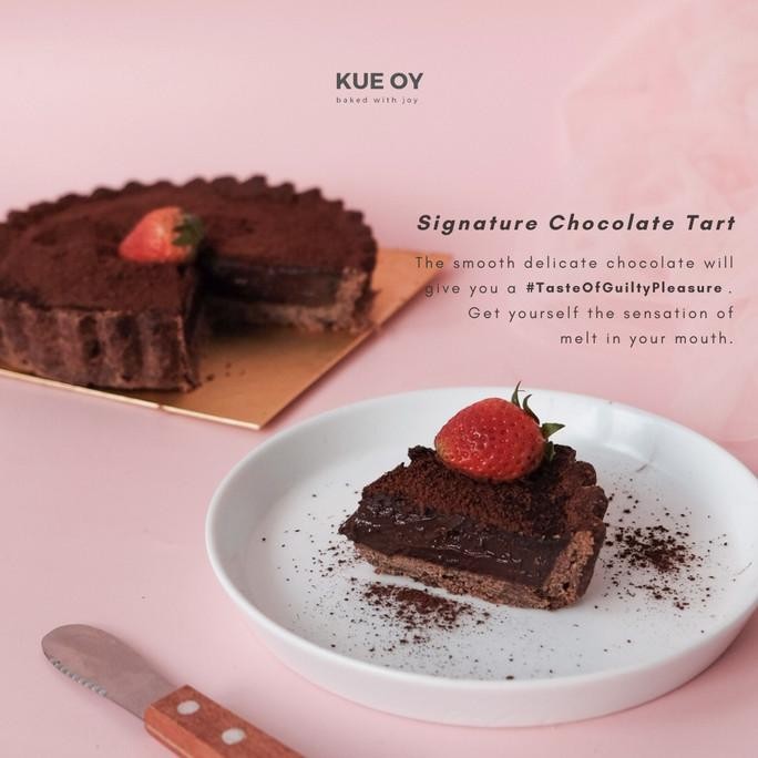 

Signature Chocolate Tart / Chocolate Pie / Hampers / Kue Ulang tahun 1102