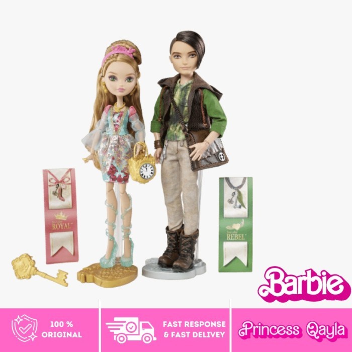 

EVER AFTER HIGH ASHLYNN AND HUNTER HUNTSMAN DOLL - ORIGINAL 100%
