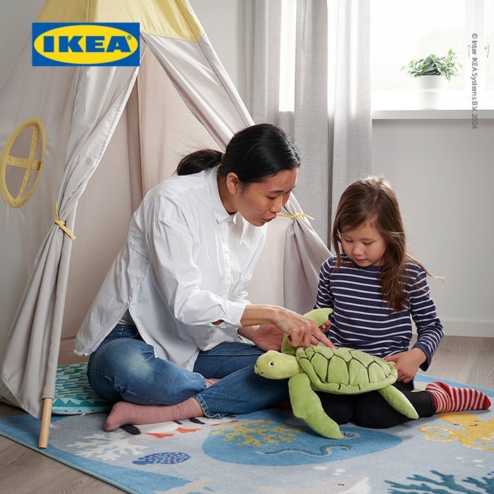 

IKEA BLVINGAD BONEKA PENYU HIJAU 44CM