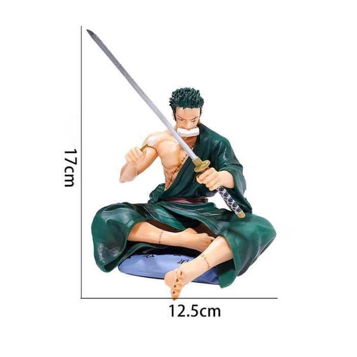 

BONEKA ACTION FIGURE ONE PIECE RORONOA ZORO ARC WANO ACTION