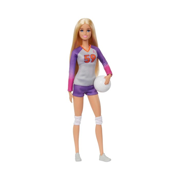 

TOYS KINGDOM BARBIE SET BONEKA MADE TO MOVE VOLLEYBALL PLAYER 6HKT72