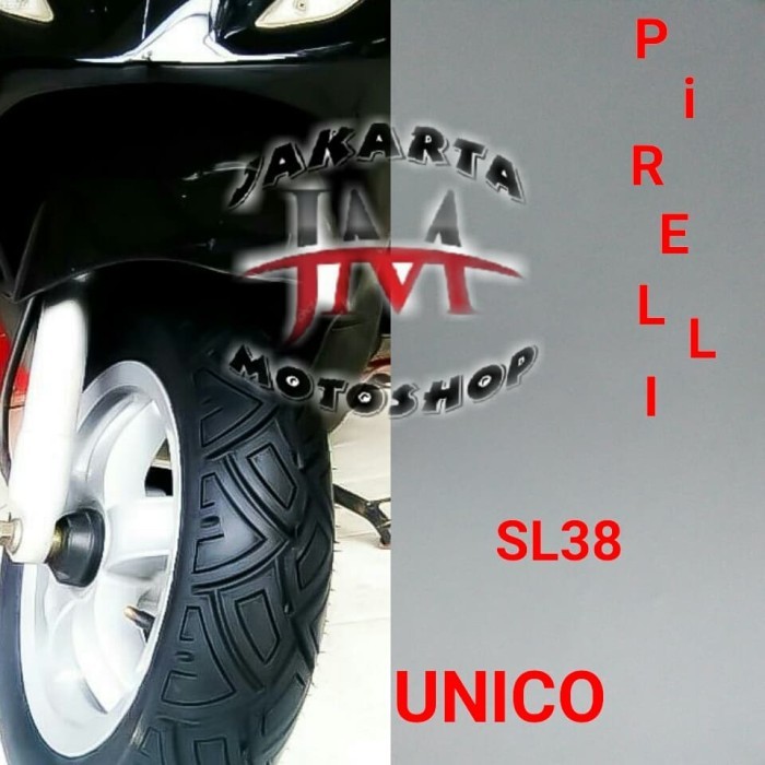Paket Ban Vespa Pirelli Sl38 Unico 110 70 Ring 11 & 120 70 Ring 10 Lxv #Gratisongkir #Sale #Discount