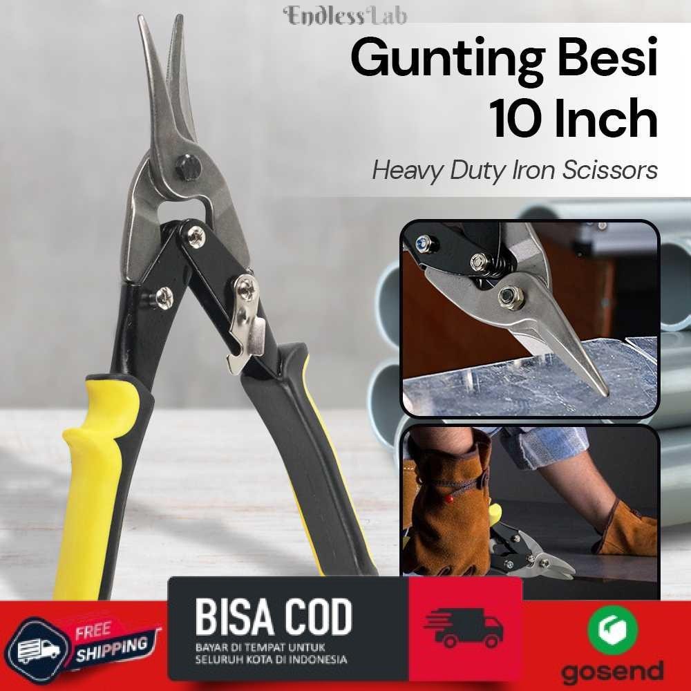 

Gunting Besi Flat Baja Heavy Duty Iron Scissors 10 Inch