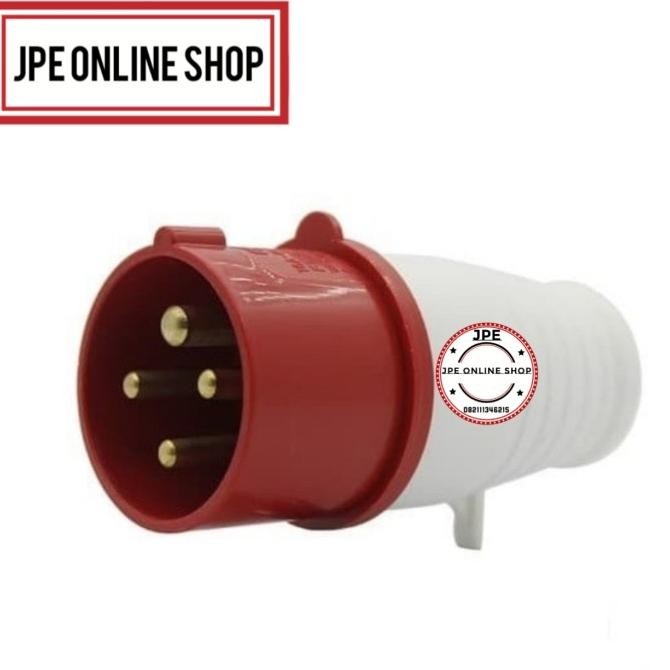 Steker Genset 4 Pin 32A CEE 024 Industrial Plug 4 Pin 32A Original