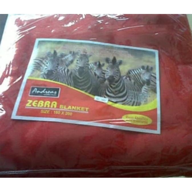 Tersedia Selimut Wol Zebra