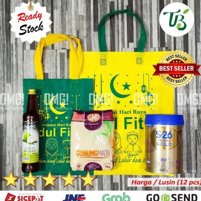 

Mubarak| Goodie Bag Idul Fitri S 25X35X8Cm Tas Hari Raya Bukan Paper Bag