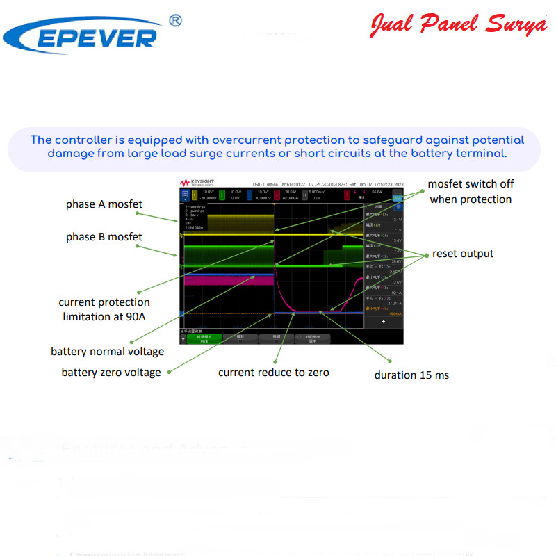Solar Charge Controller MPPT 20A EPEVER XTRA2210N G3 GEN 3 XTRA 2210N G3 GEN 3