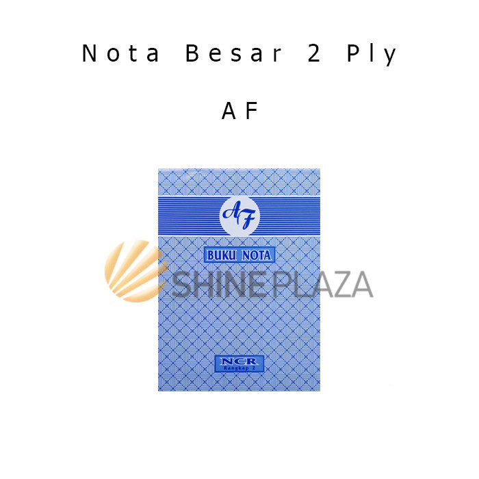 

BUKU NOTA KONTAN BESAR 2 PLY - BUKU NOTA RANGKAP 2 BESAR AF