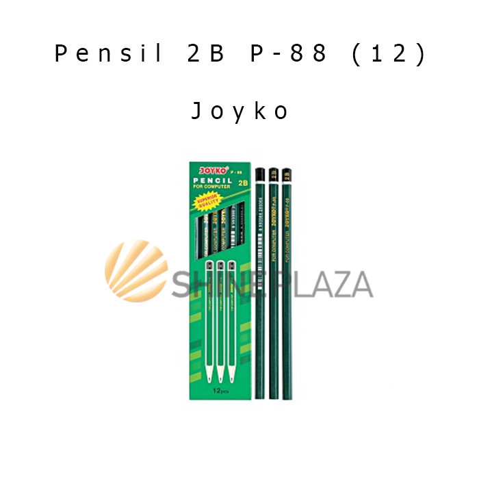 

[PACK] PENSIL KOMPUTER GAMBAR KAYU 2B JOYKO P-88 1 PAK ISI 12 DRAWING PENCIL MURAH