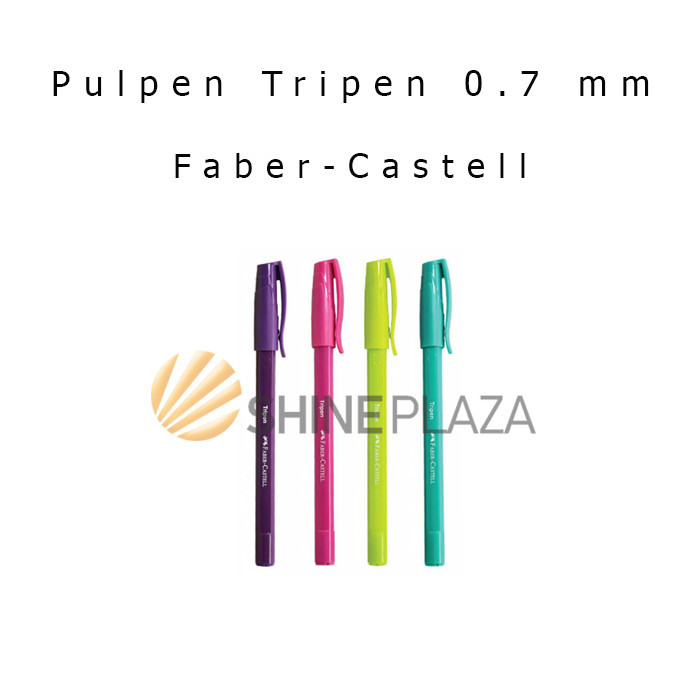 

PULPEN TRIPEN MIXBAREL FABER-CASTELL 0.7MM - BOLPEN PENA HITAM 0,7 MM
