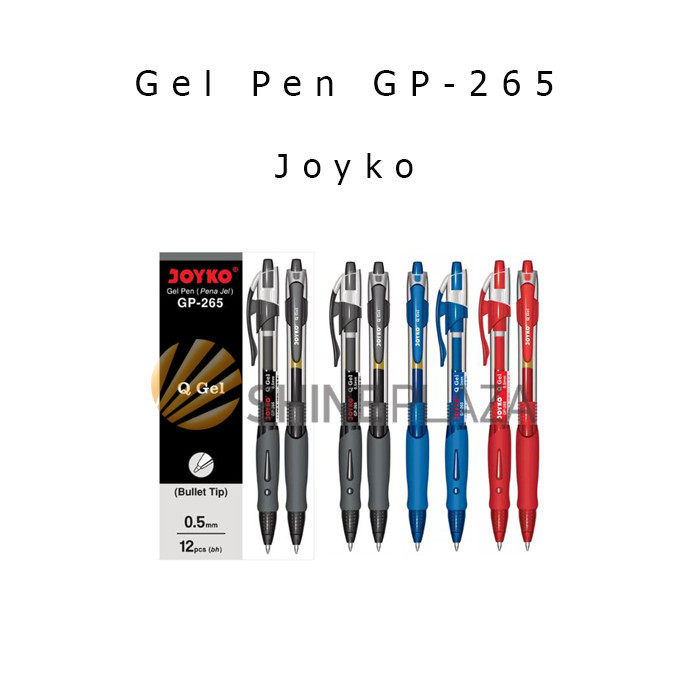 

PULPEN GEL PEN JOYKO GP-265 0.5MM - BOLPEN PENA Q GEL 0,5 MM