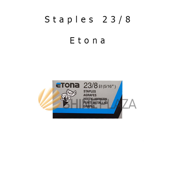 

REFILL STAPLES ETONA 23/8 - ISI HEKTER STAPLER STEPLER JEPRETAN