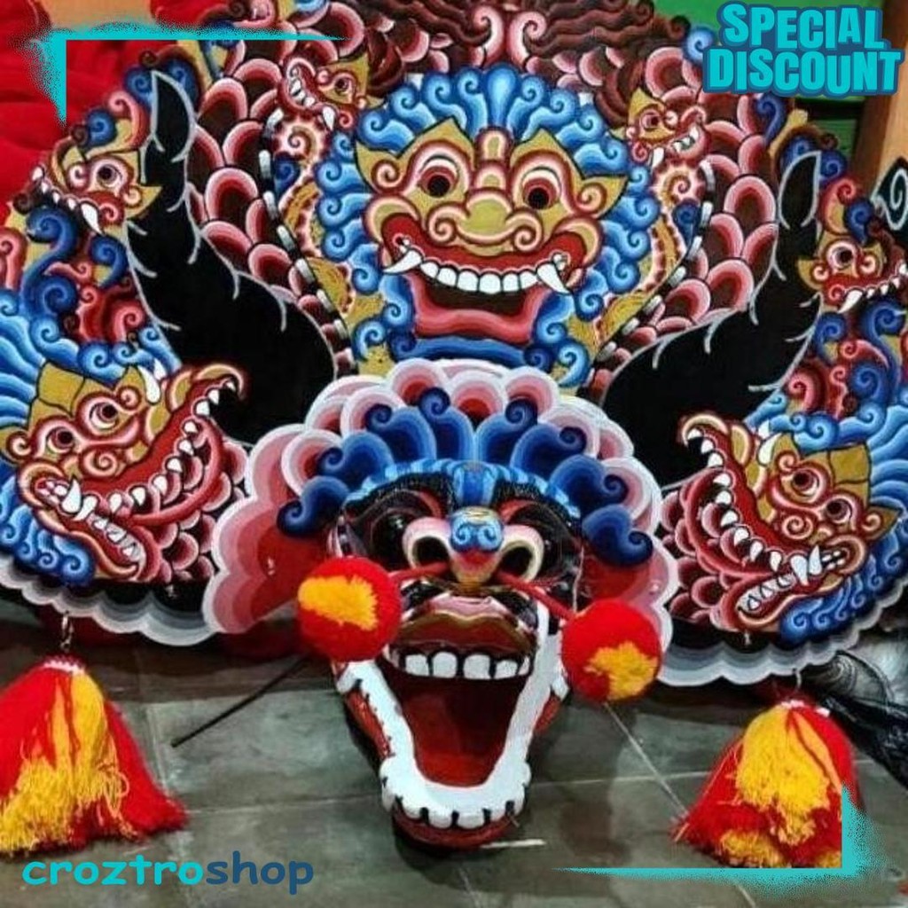 

Bisa Cod Cuci Gudang Barongan Rampak Telon Jamang Cat Air Brush Bonus Kemul Panjang Dan Pentul Tinggal Pakai Ukuran Anak Promo Barongan Plipit Romo Mainan Anak Barongan Anak Sd Brongan Plipit Premium / Barongan Spon Caplok Kain Panjang / Barongan Ponorogo