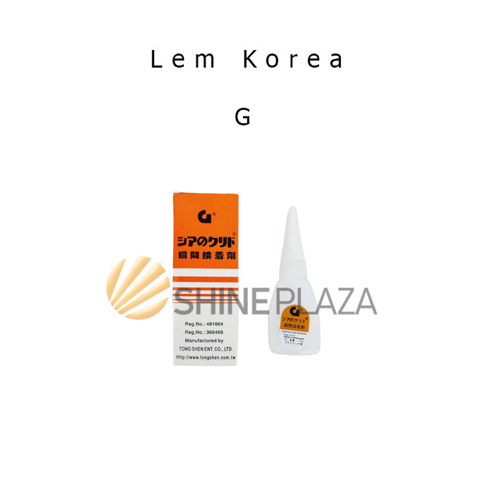 

LEM KOREA G ORIGINAL SERBAGUNA SUPER GLUE TETES EPOTEC CAIR ALTECO