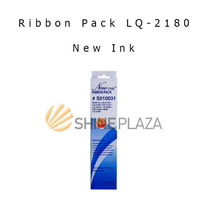 

PITA RIBBON PACK REFILL EPSON LQ-2170 LQ-2180 LQ-2190 S010031 NEW INK