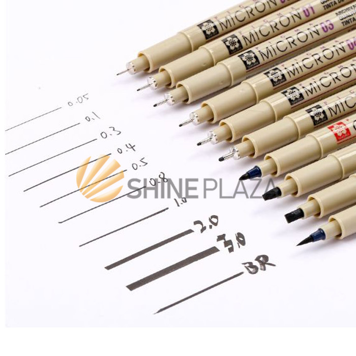 

SAKURA PIGMA MICRON DRAWING PEN - PULPEN SPIDOL GAMBAR HITAM 0.03 0.05 0.1 0.2 0.3 0.4 0.5 0.8 1.0