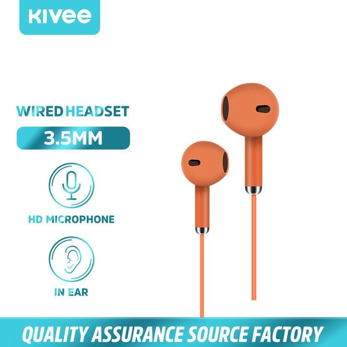In-Ear Earphones Kivee Wired Earphone Mic 3.5Mm Android
