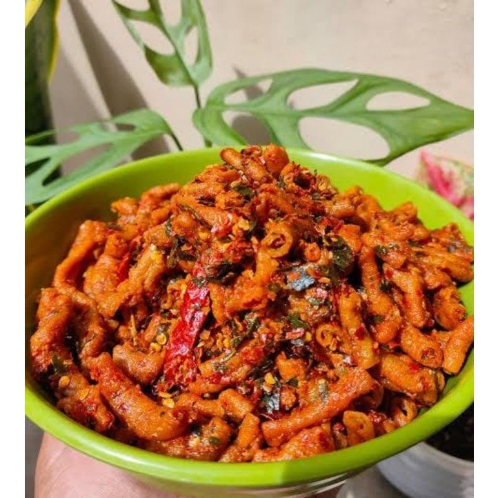 

usus ayam crispy pedas daun jeruk 1kg rempah pilihan