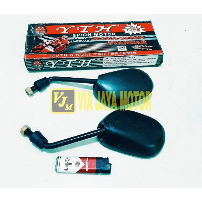 1 Set Kaca Spion Mini Sedang Drat 14 Suzuki Thunder 125 Barang Langka