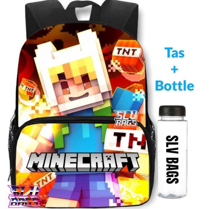BARU Tas Anak Laki Laki Sekolah Minecraft Diamond Frost Terbaru