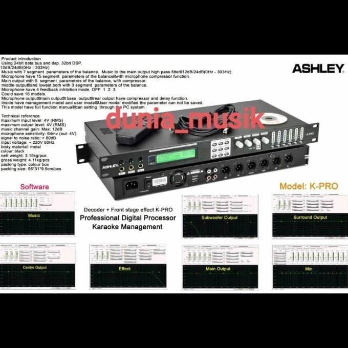 procesor ashley k pro original