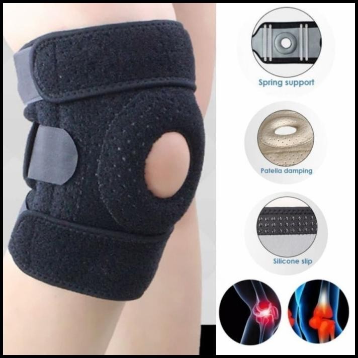 ALAT TERAPI DEKER LUTUT KNEE SUPPORT BRACE PELINDUNG LUTUT DEKER LARI