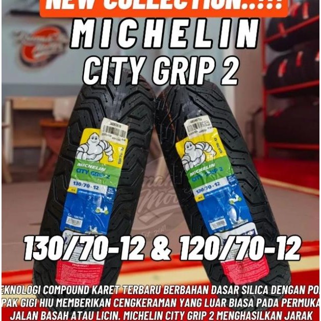 Chelin City Grip 2 Loal 1207012 1307012 Ban Motor Vepa Matic