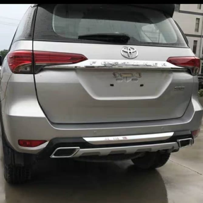 Skid plate bumper belakang toyota Fortuner VRZ