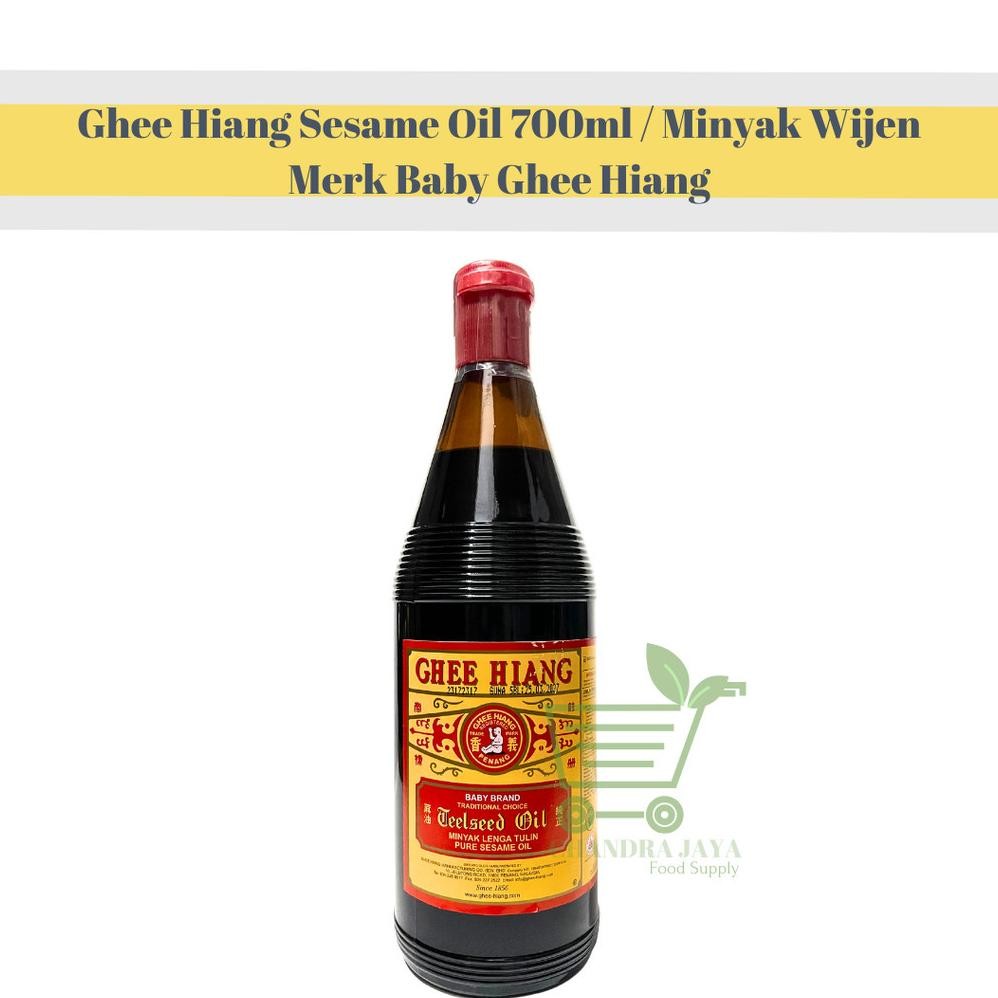 

Ghee Hiang Sesame Oil 700ml Minyak Wijen Merk Baby Ghee Hiang