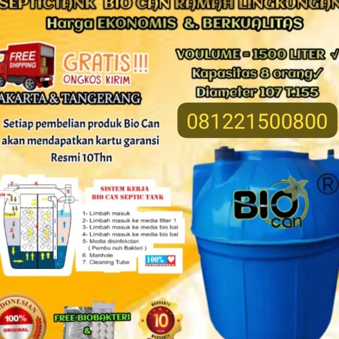 TERBARU! sepictank bio , BioTank , BioTech volume 1500Liter