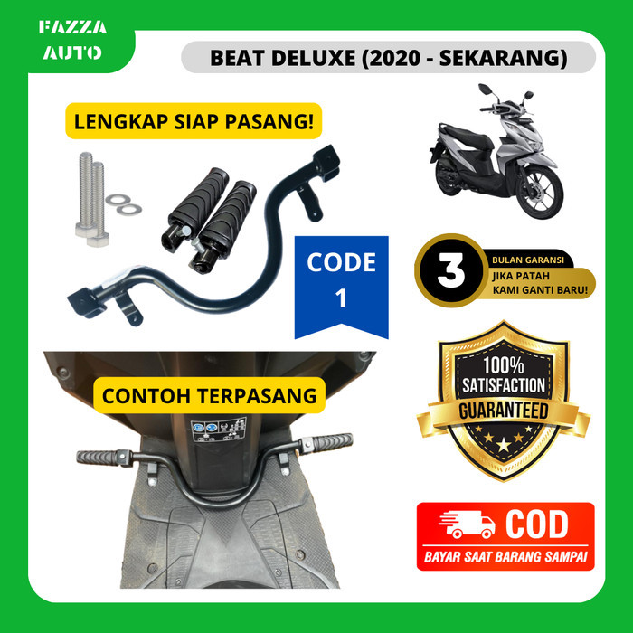 FOOTSTEP DEPAN MATIC BEAT DELUXE BEAT STREET NEW (2020 - SEKARANG)