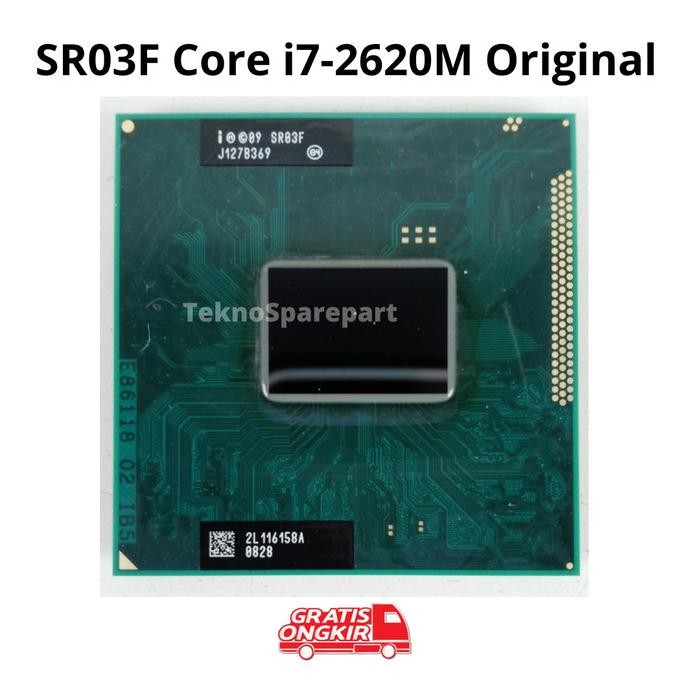 Processor Prosesor Laptop Intel Core i7-2620M i7 2620M rPGA988B