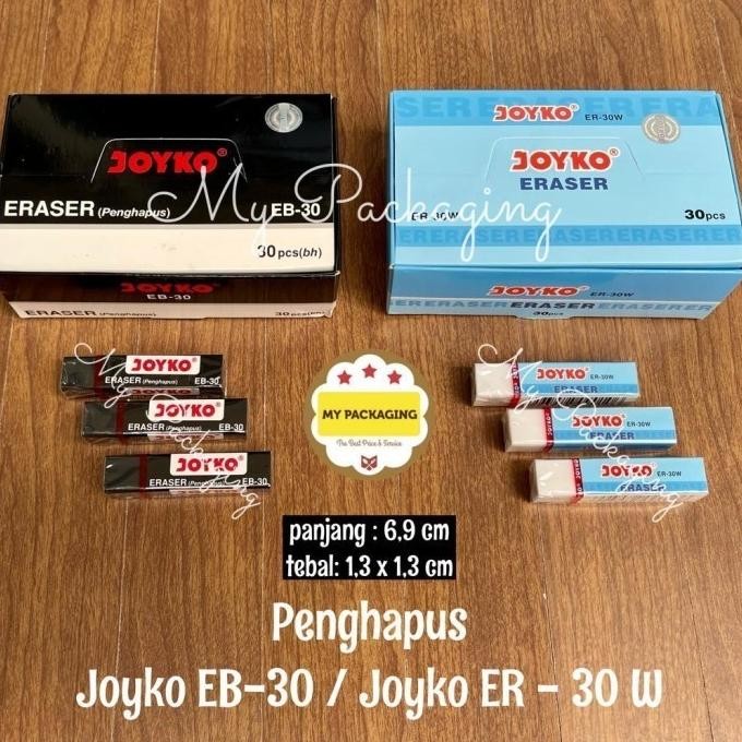 

```````] Eraser / Penghapus Pensil Joyko Kecil EB-30 ER-30 1 Pak / 30 Pcs