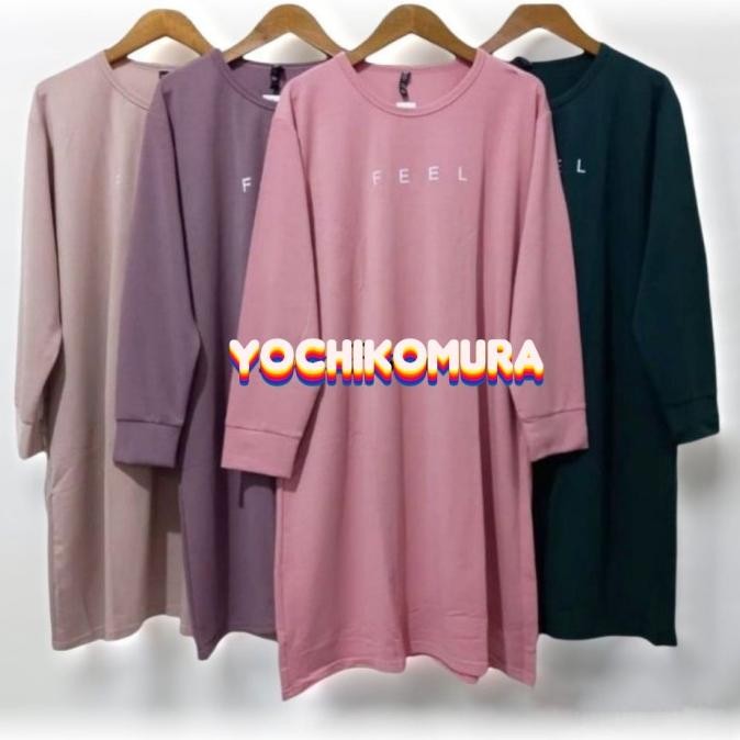 TUNIK KAOS JUMBO KOREA PREMIUM IMPORT/TUNIK OVERSIZED/BAJU IBU-IBU