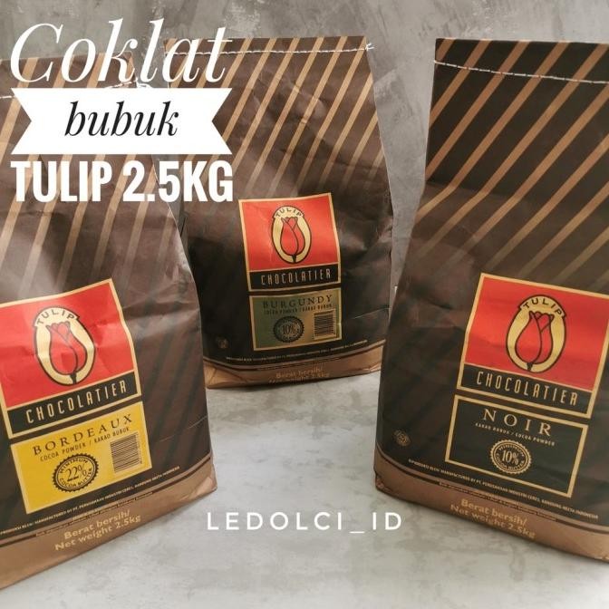 

TULIP COKLAT BUBUK COCOA POWDER BORDEAUX BURGUNDY NOIR 2.5 KG 2.5KG