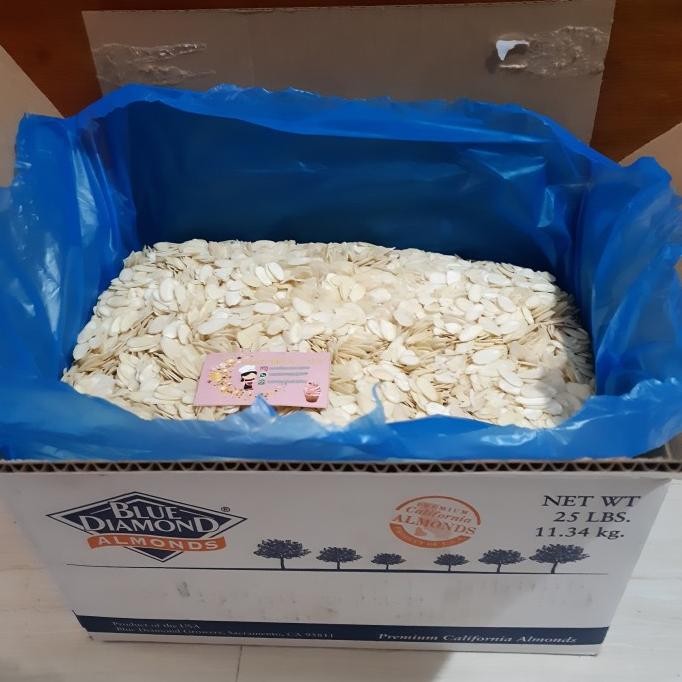

kacang almond slice blue diamond california repack 250gr termurah