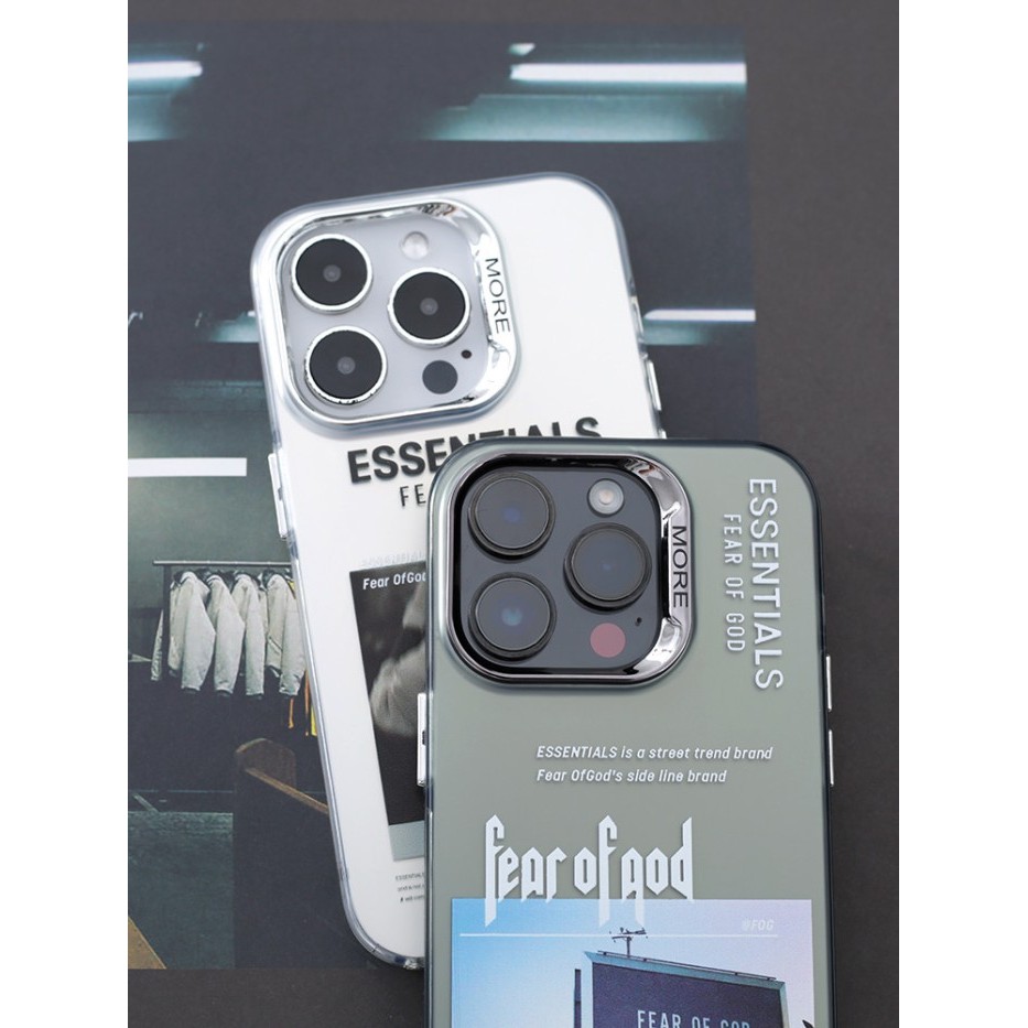 IDNS HARDCASE IPHONE FEAR OF GOD 02 WHITE CASE IPHONE 15 PRO MAX