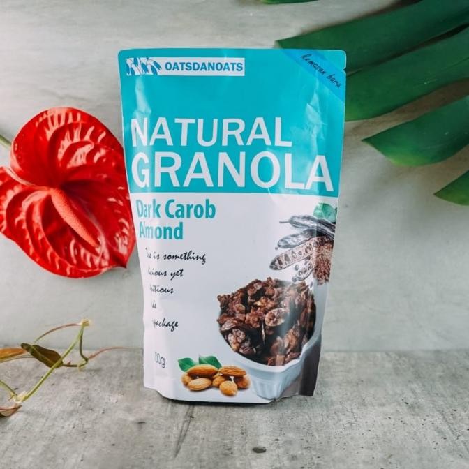 

oatsdanoats granola dark carob almond 500gr termurah